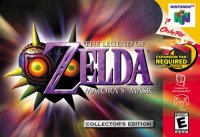 Zelda Majora's Mask Nintendo 64  box art